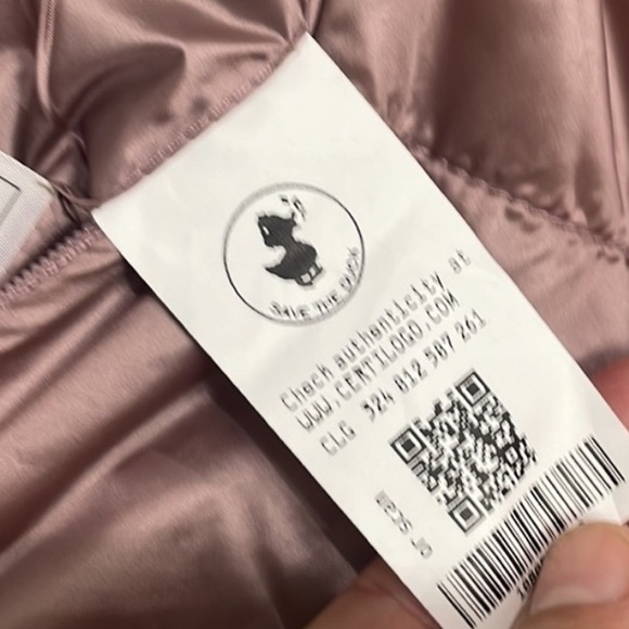 Women's Pink Faux Fur Puffer Jacket - Picture 4 of 5